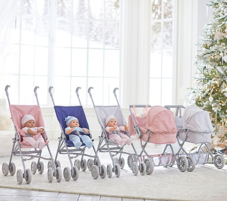 glitter dolls pram